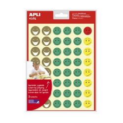 Apli Bolsa de 144 Gomets Cara Feliz