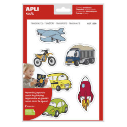 Apli Gomets Tematicos Transportes xL