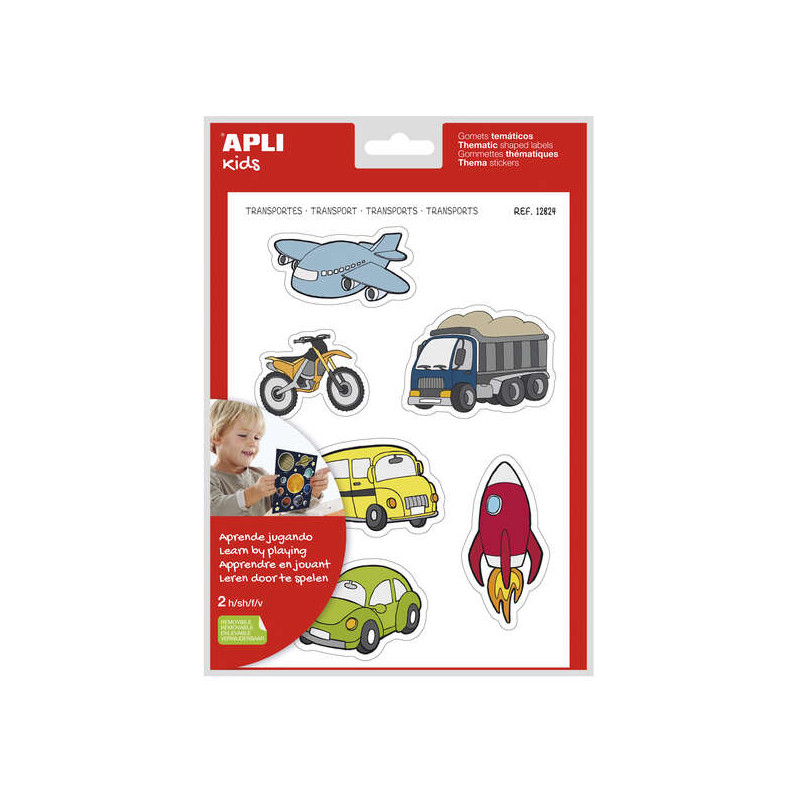 Apli Gomets Tematicos Transportes xL