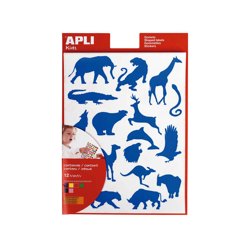 Apli Gomets Animales Salvajes