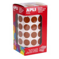 Apli Rollo con 2.832 Gomets Redondos Ø 15mm