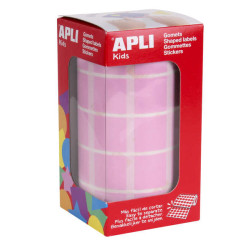 Apli Rollo con 1.770 Gomets Cuadrados 20x20mm