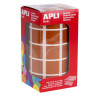 Apli Rollo con 1.770 Gomets Cuadrados 20x20mm