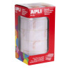 Apli Rollo con 1.770 Gomets Cuadrados 20x20mm