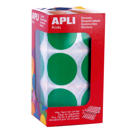 Apli Pack de 708 Gomets Redondos Ø 33mm