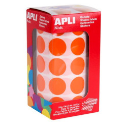 Apli Rollo de 1.770 Gomets Redondos Ø 20mm