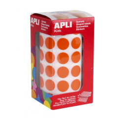 Apli Rollo de 2.832 Gomets Redondos Ø 15mm