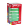 Apli Rollo de 2.832 Gomets Cuadrados 15 x 15mm