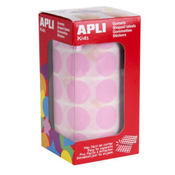 Apli Rollo de 1.770 Gomets Redondos Ø 20mm