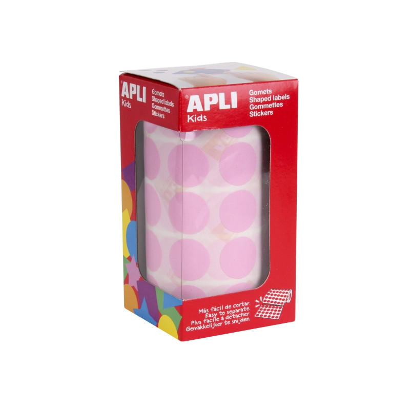 Apli Rollo de 1.770 Gomets Redondos Ø 20mm