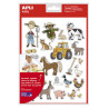 Apli Kids Pack de 276 Gomets Tematicos La Granja