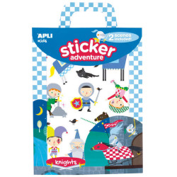 Apli Juego de Pegatinas de Papel Tematica Caballeros (2u.)