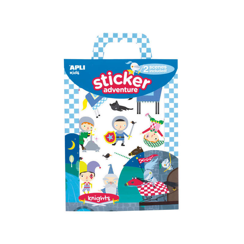 Apli Juego de Pegatinas de Papel Tematica Caballeros (2u.)