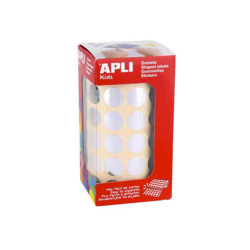 Apli Gomets Redondos Metalizado Ø 15mm