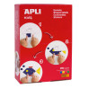 Apli Caja de 8.000 Gomets Redondos Ø 19mm