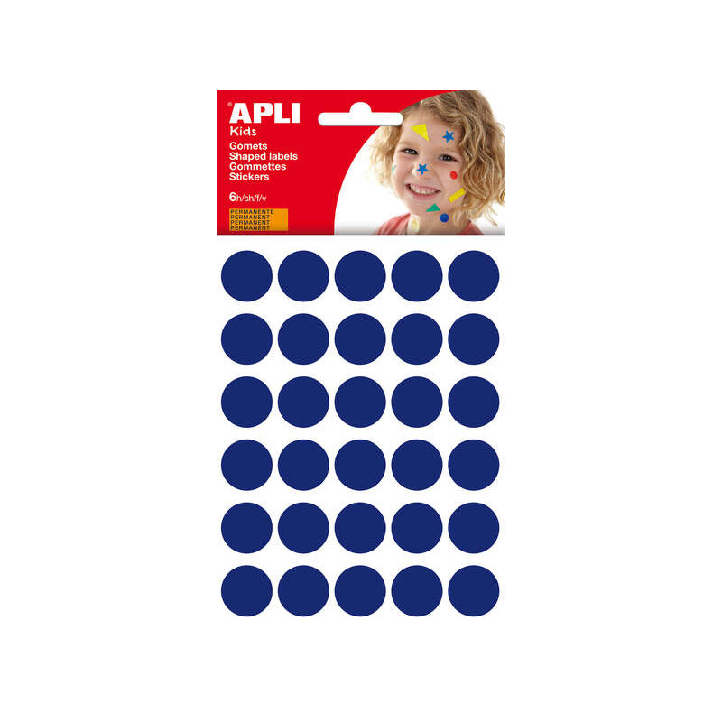 Apli Bolsa de 180 Gomets Redondos Ø 20mm (10u.)