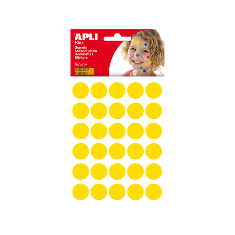Apli Bolsa de 180 Gomets Redondos Ø 20mm (10u.)