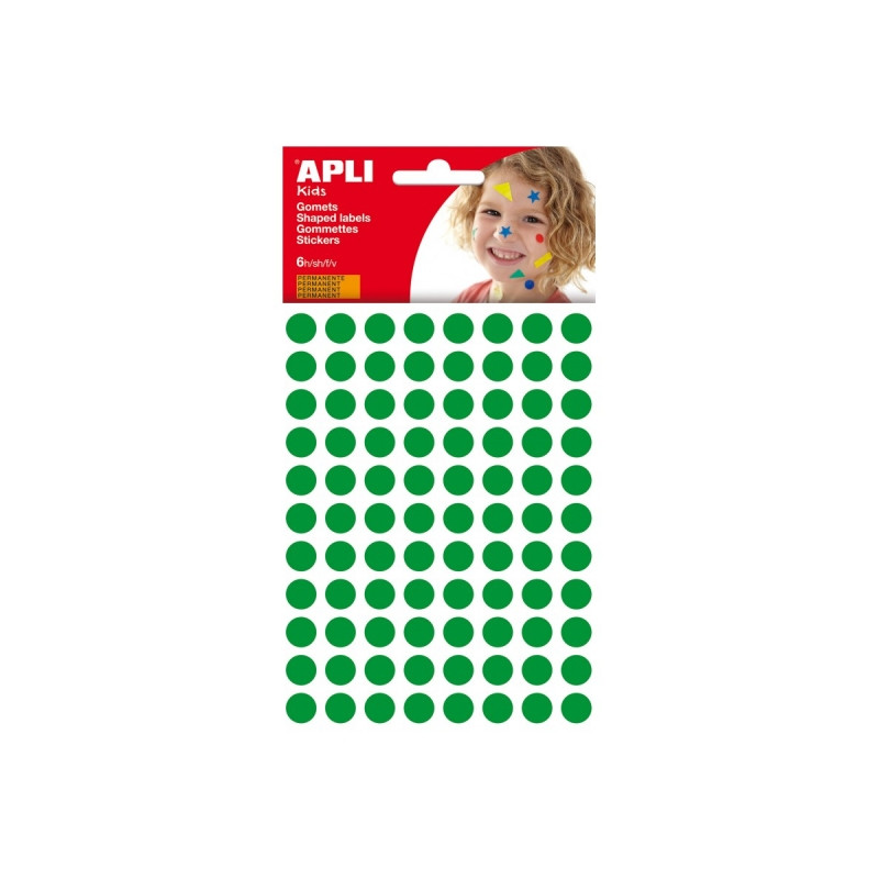 Apli Bolsa de Gomets Redondos