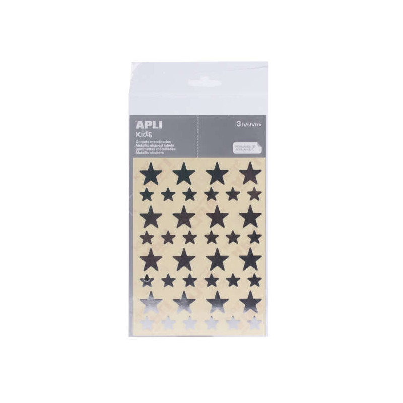 Apli Bolsa de Gomets en Forma de Estrella (10u.)