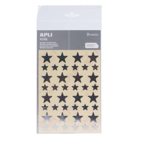 Apli Bolsa de Gomets en Forma de Estrella (10u.)