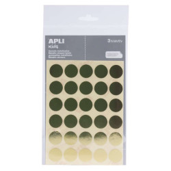 Apli Pack de 90 Gomets Redondos Ø 20mm