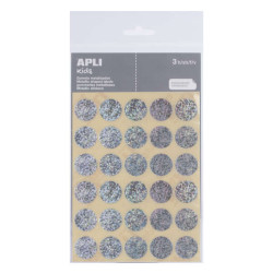 Apli Pack de 90 Gomets Redondos Ø 20mm