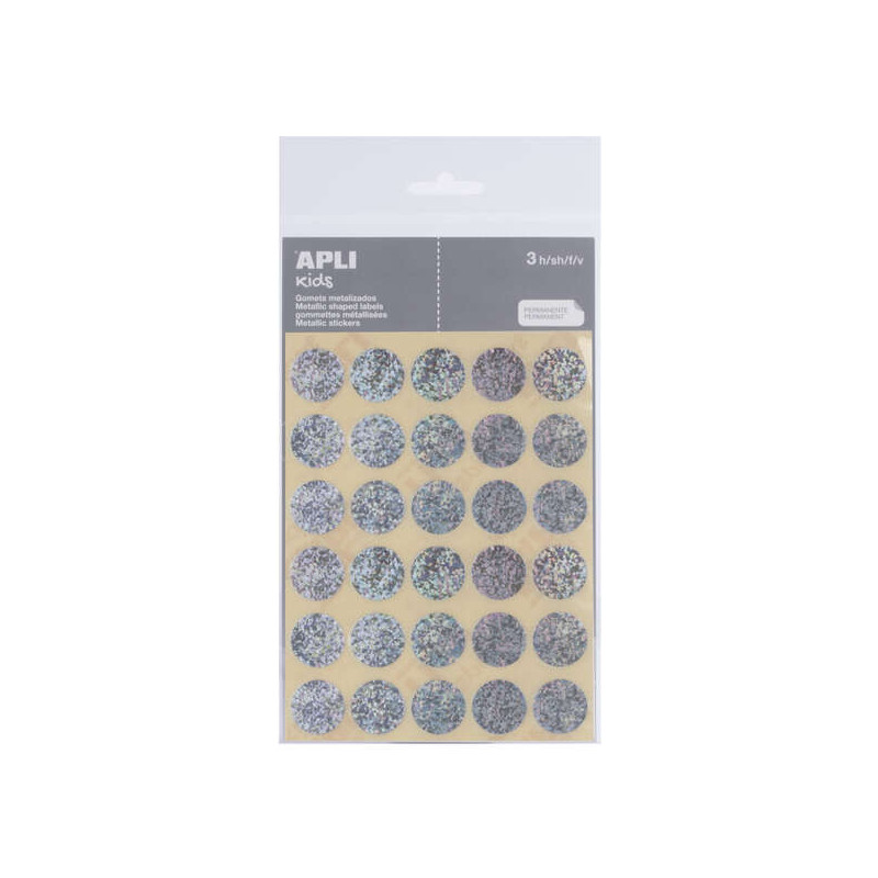 Apli Pack de 90 Gomets Redondos Ø 20mm