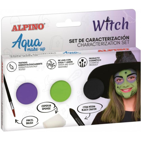 Alpino Aqua Make Up Set de Caracterizacion de Bruja