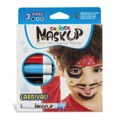Carioca Mask Up Carnival Pack de 3 Colores para la Piel en Barra