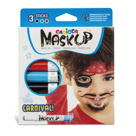 Carioca Mask Up Carnival Pack de 3 Colores para la Piel en Barra