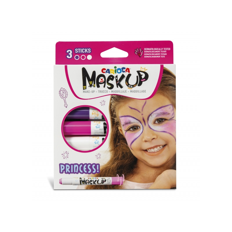 Carioca Mask Up Princess Pack de 3 Colores para la Piel
