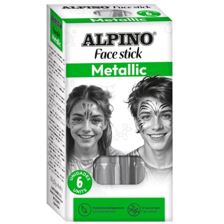 Alpino Fiesta Face Stick Pack con 6 Barritas de Pintura Facial