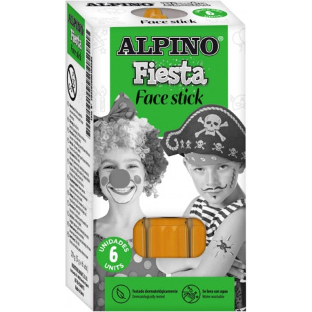 Alpino Fiesta Face Stick Pack con 6 Barritas de Pintura Facial