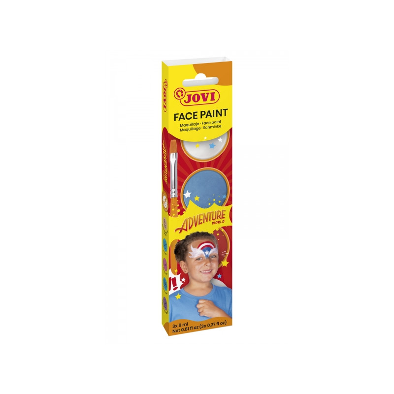 Jovi Adventure Estuche de 3 Botes 8ml Maquillaje Crema + Accesorios