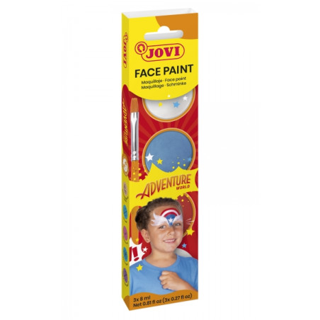 Jovi Adventure Estuche de 3 Botes 8ml Maquillaje Crema + Accesorios
