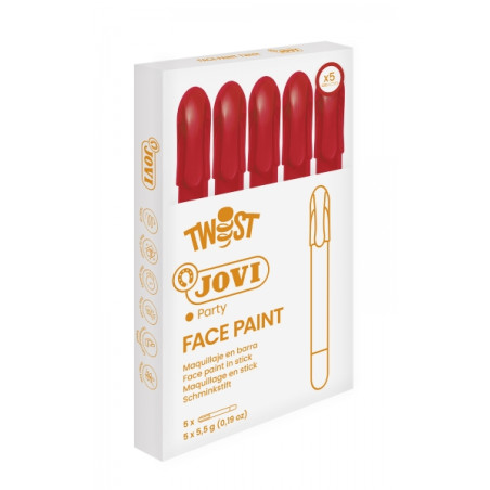 Jovi Twist Stick de Pintura de Cara (5u.)