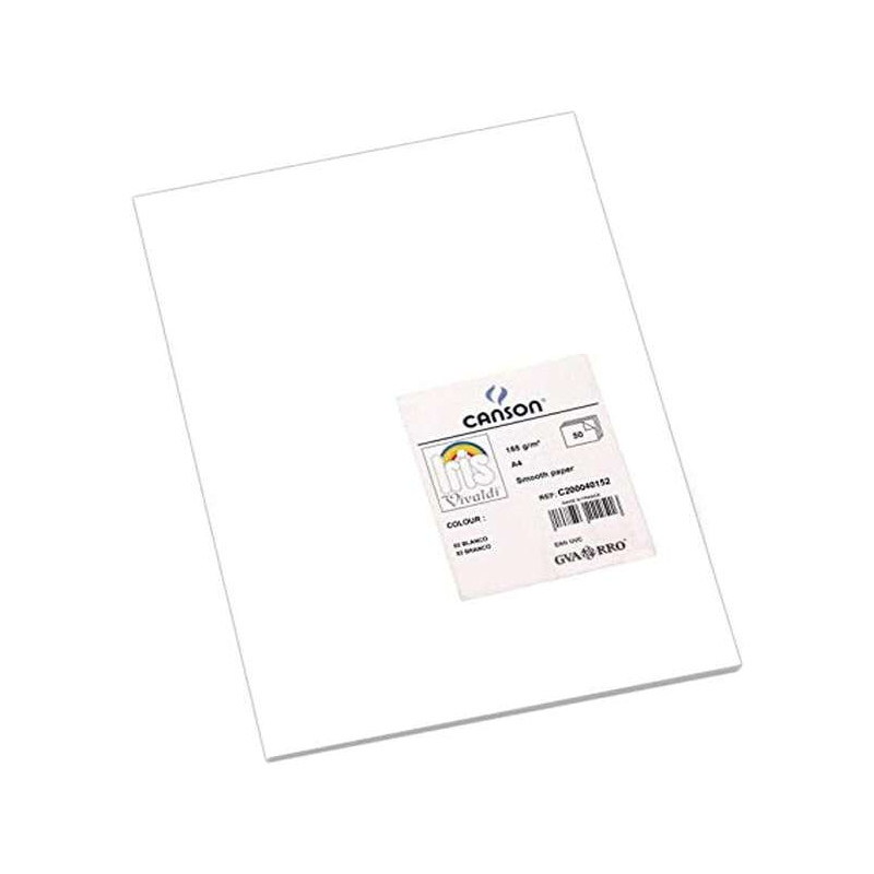 Canson Guarro Pack de 50 Cartulinas Iris A4 de 185g