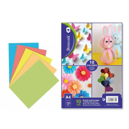 Bismark Pack de 10 Cartulinas 180 g/m²