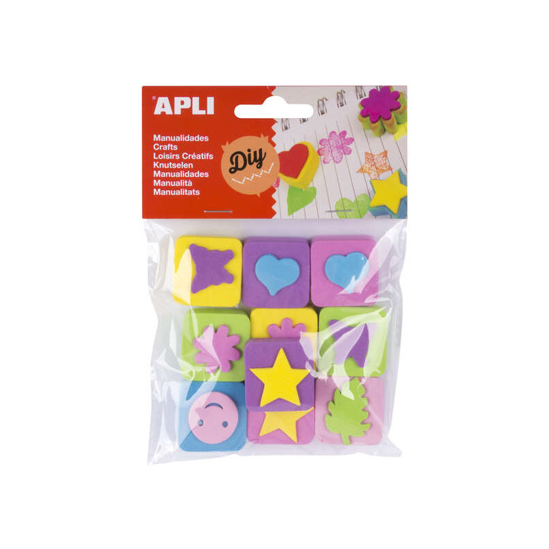 Apli Mini Sellos Goma Eva (5u.)