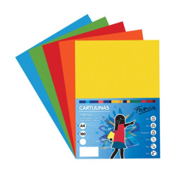 Fabrisa Pack de 50 Cartulinas 180 g/m²