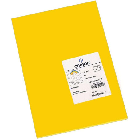 Canson Guarro Pack de 50 Cartulinas Iris A4 de 185g