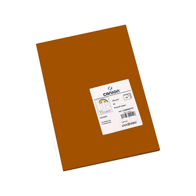 Canson Guarro Pack de 50 Cartulinas Iris A4 de 185g