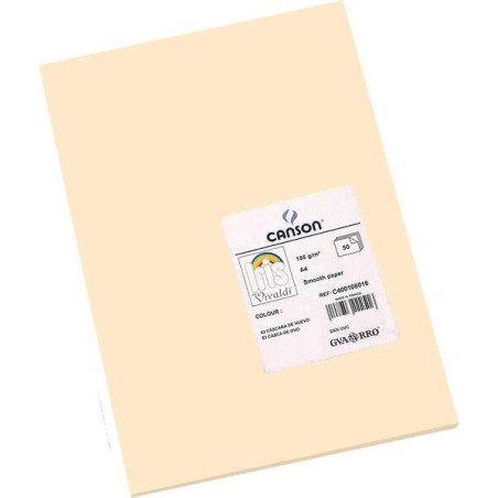 Canson Guarro Pack de 50 Cartulinas Iris A4 de 185g