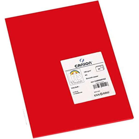 Canson Guarro Pack de 50 Cartulinas Iris A4 de 185g