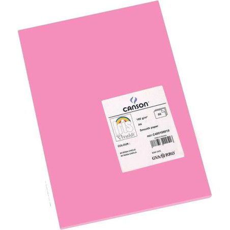 Canson Guarro Pack de 50 Cartulinas Iris A4 de 185g