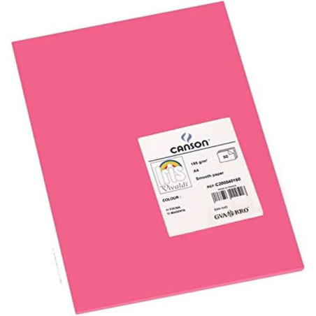 Canson Guarro Pack de 50 Cartulinas Iris A4 de 185g