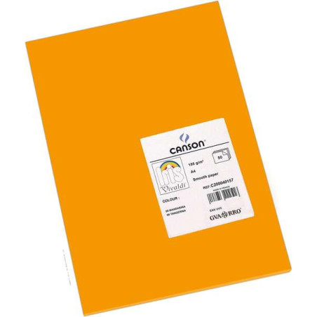 Canson Guarro Pack de 50 Cartulinas Iris A4 de 185g
