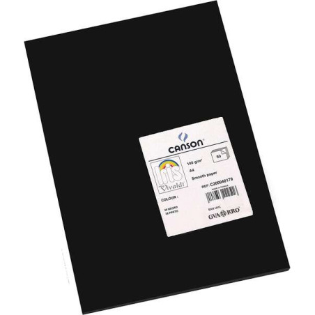 Canson Guarro Pack de 50 Cartulinas Iris A4 de 185g