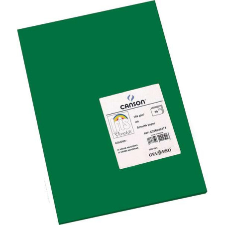 Canson Guarro Pack de 50 Cartulinas Iris A4 de 185g