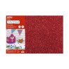 Apli Pack de 3 Goma Eva Purpurina 600 x 400 mm
